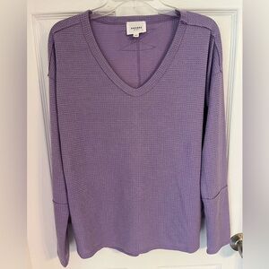 ANDREE BY UNIT Waffle Knit top